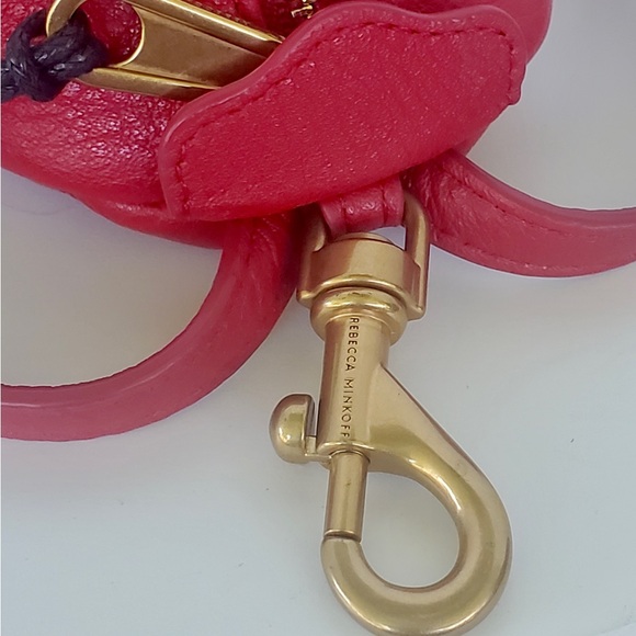 Rebecca Minkoff Mini Julian Leather Backpack Keychain - Picture 5 of 6